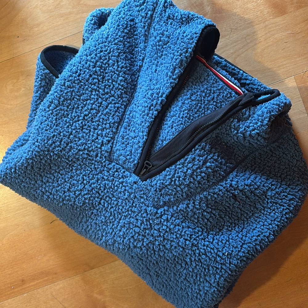 Tommy Hilfiger Blue Fleece Hoodie